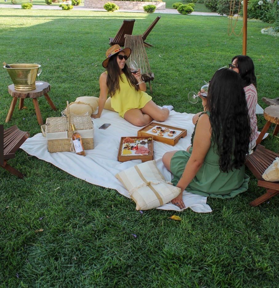 Yoga event at Los Remedios Vineyard